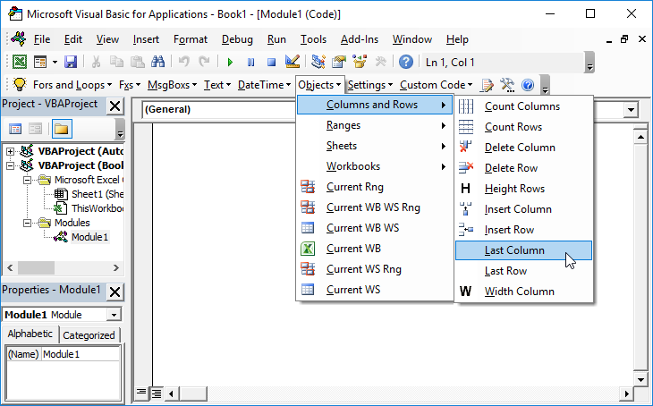 excel vba on cell click event