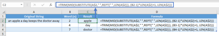 Find Nth Word Automate Excel