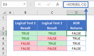 How to use XOR