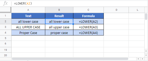 Lower-G-Function