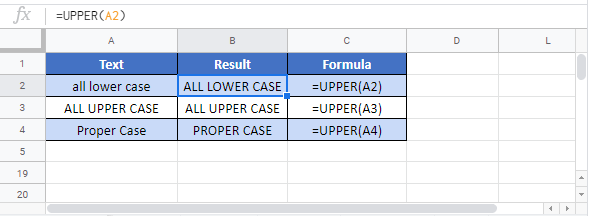 Upper G Function