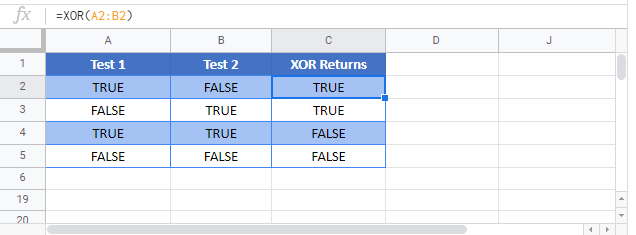 XOR Google Function