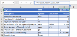 PMT Function In Excel - Calculate Payment Amounts