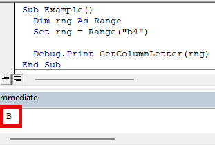 vba function for column letter