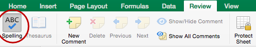 check spelling in excel vba
