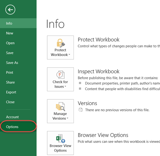 excel page break options