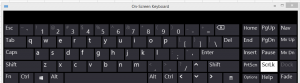 on screen keyboard