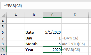 excel date functions