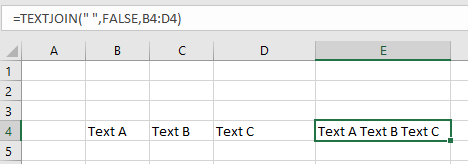 excel textjoin function