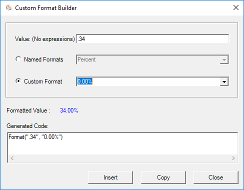 vba format writer