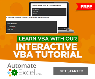 learn vba tutorial