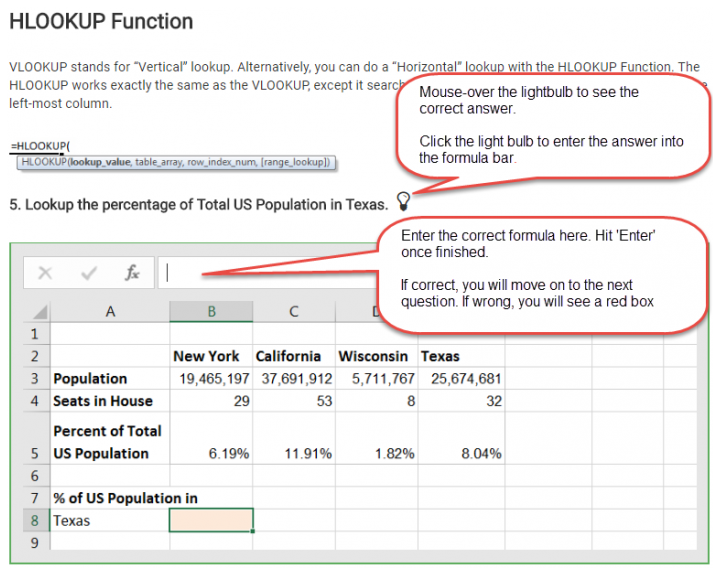 beginner excel excersises