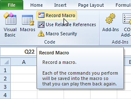 macro recorder