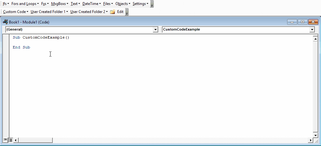 AutoMacro_CustomCodeLibraryEx01_1x_Compressed vba custom code library