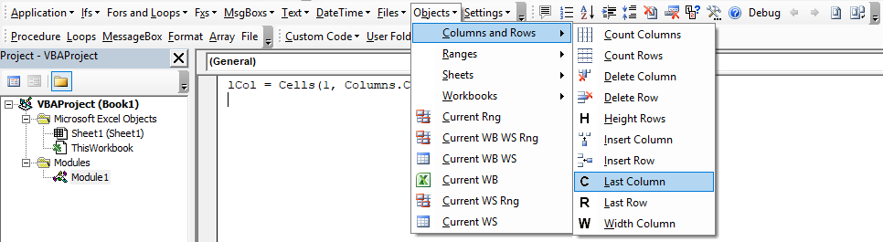 Excel Developer Tools