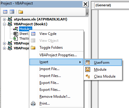 Vba Checkbox Insert Userform