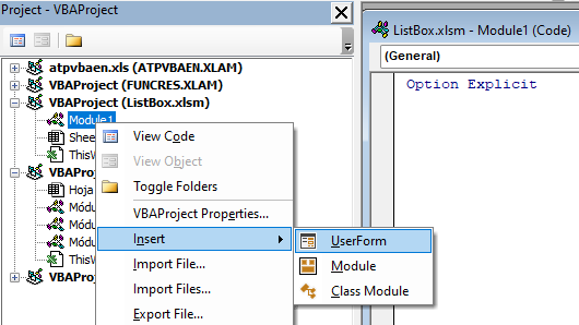 Vba Listbox Insert in Userform