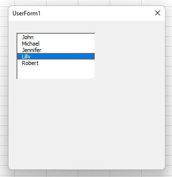 Vba Listbox in Userform