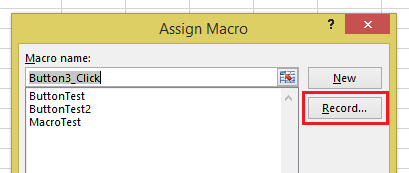 assign macro to ribbon button excel