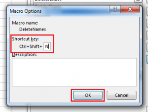 RunMacro - 6 - Macro Options Shorcut