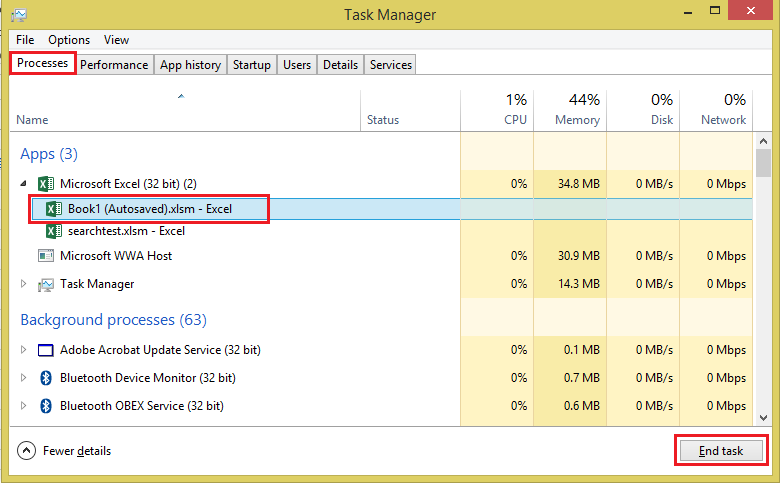 RunMacro - Task Manager