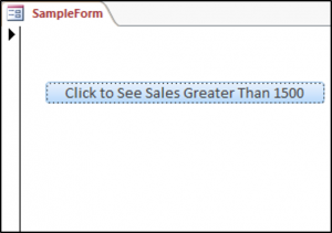 Filtering a Table in Access