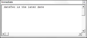 Comparing Dates in VBA