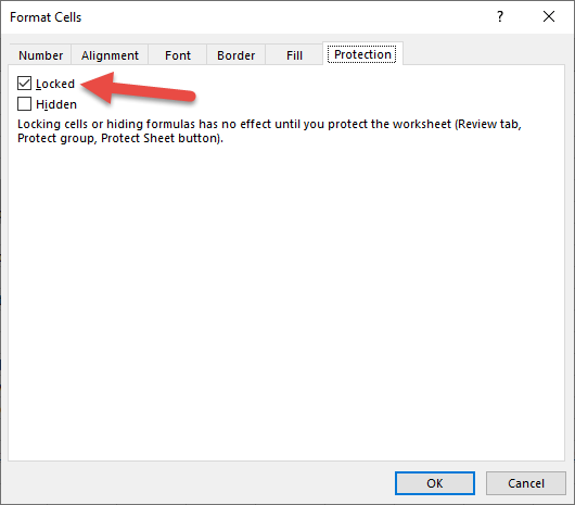 vba lock cells for worksheet protection