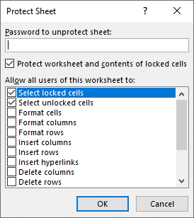 VBA Protect / Unprotect Worksheets - Automate Excel