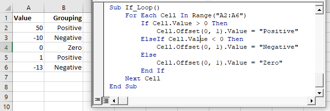 vba for each cell in range