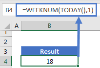 TODAY week number