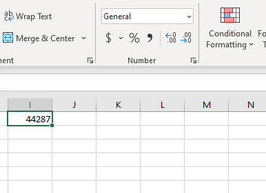 number to date excel