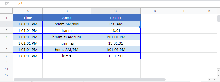 Change Date Format in Google Sheets All of the above examples work exactly the same in Google Sheets as in Excel.