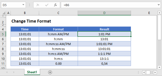 Change Time Format Main