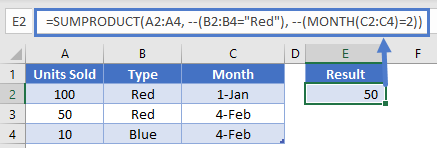 Complex criteria