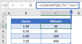 Convert Hour Minute