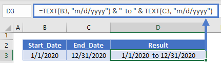 Create Date Range