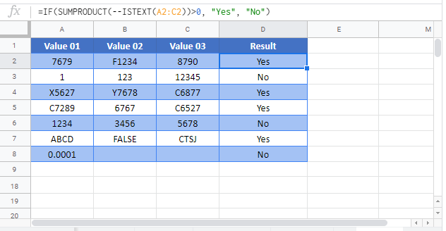 Google Sheet