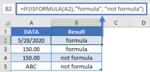 Excel ISFORMULA Function - Test if cell is a formula