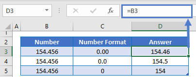 ROUND Without Formula