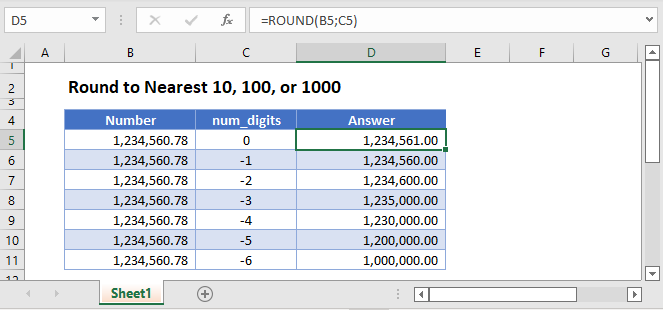 Round Numbers to Nearest Tens with Number Line and Rule 