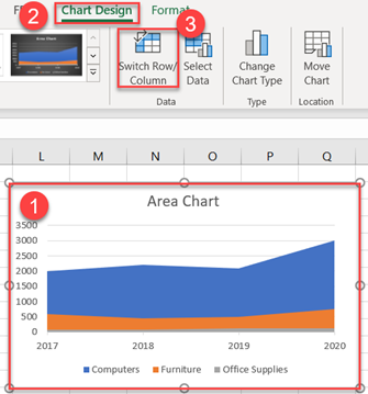 Swap Rows Columns Steps