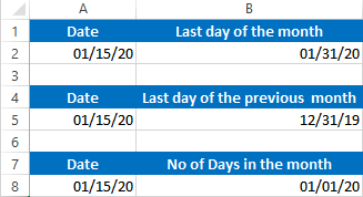 Vba EOMONTH function