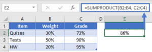 SUMPRODUCT How Does it Work? Arrays, Criteria Excel & G Sheets