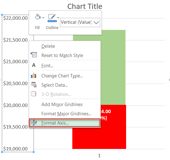 Changing the primary axis scale