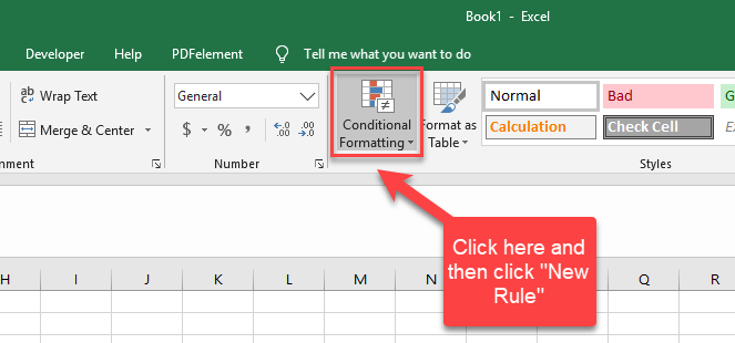 conditional format location