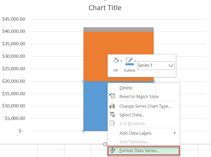 How to color data markers in Excel
