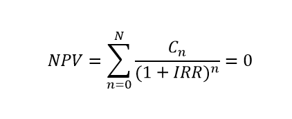 irr equation