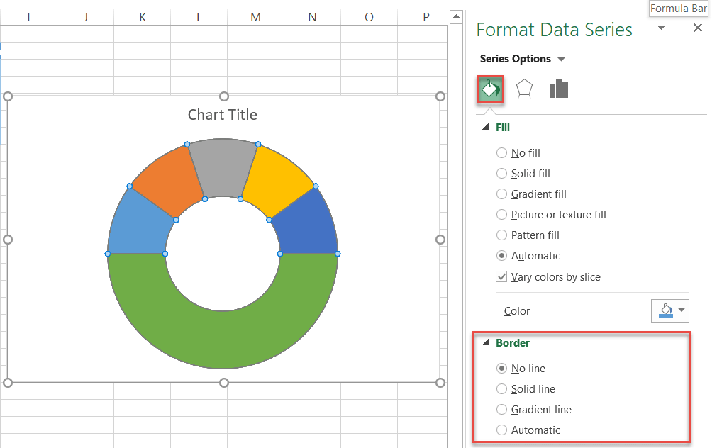 Remove the chart border