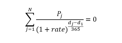 xirr formula